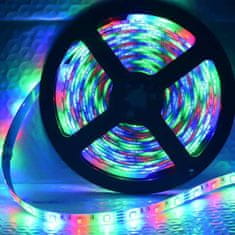 Netscroll Voděodolný LED pás s dálkovým ovládáním, univerzální osvětlení pro vnitřní nebo venkovní použití, nastavitelné vícebarevné světlo, přizpůsobitelné stmívání nebo osvětlení, 5m, AmbientLedLights