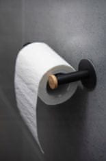 Galicja Držák toaletního papíru černý samolepicí 15x6,5 cm Yoko