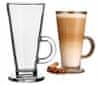 Galicja Sklenice na kávu Latte s ouškem, průhledná 260 ml Latte