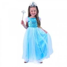 Rappa Dětský kostým modrá princezna M