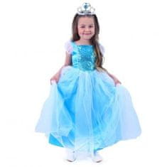 Rappa Dětský kostým modrá princezna M
