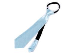Kraftika 1ks (31 cm) modrá světlá saténová párty kravata