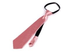 Kraftika 1ks (31 cm) pudrová saténová párty kravata jednobarevná
