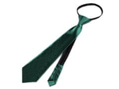 Kraftika 1ks (31 cm) zelená jedle saténová párty kravata