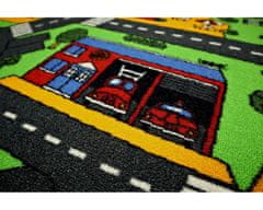 Vopi AKCE: 120x170 cm Dětský metrážový koberec City life - neúčtujeme odřezky z role! (Rozměr metrážního produktu Bez obšití)