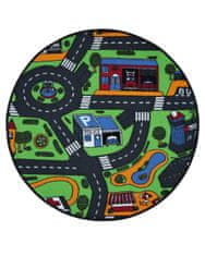 Vopi Dětský kusový koberec City life kruh 57x57 (průměr) kruh