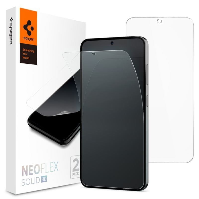 Levně Spigen Neo Flex Solid HD Transparency 2 Pack - Samsung Galaxy S24 (AFL07439)