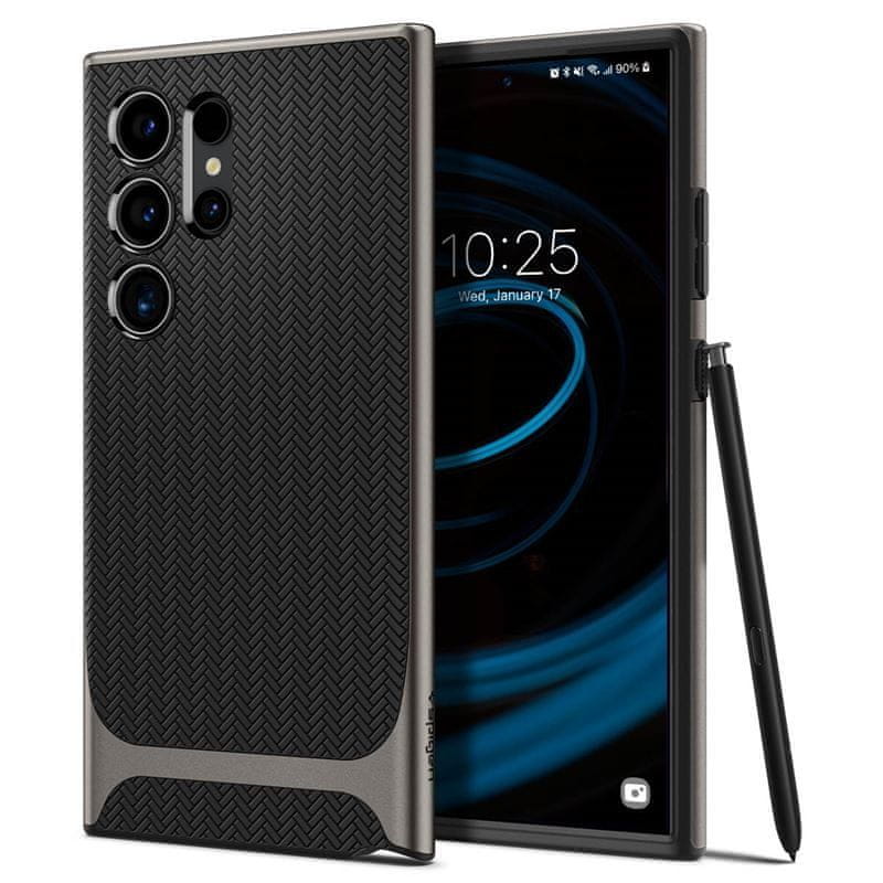 Spigen Neo Hybrid, gunmetal - Samsung Galaxy S24 Ultra (ACS07305)