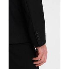 OMBRE Pánské sako s kapsou V4 OM-BLZB-0115 černá MDN124436 S
