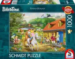 Schmidt Puzzle Bibi a Tina: Martinova farma 1000 dílků
