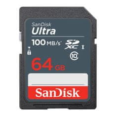 SanDisk Paměťová karta Ultra 64 GB SDXC Memory Card 100 MB/s