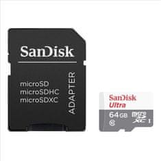 SanDisk Paměťová karta Ultra microSDXC 64 GB 100 MB/s Class 10 UHS-I, s adaptérem