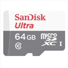 SanDisk Paměťová karta Ultra microSDXC 64 GB 100 MB/s Class 10 UHS-I, s adaptérem