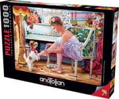 AnaTolian Puzzle Baletka a její štěně 1000 dílků