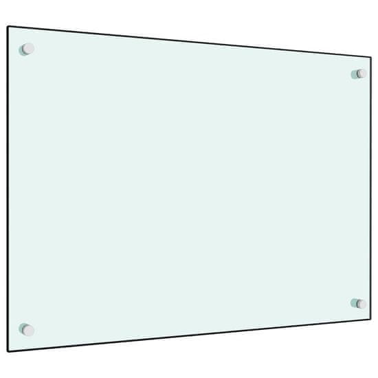 Vidaxl Kuchyňský panel bílý 70 x 50 cm tvrzené sklo
