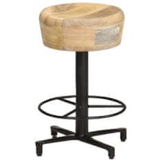 Vidaxl Barové stoličky 2 ks 52 cm masivní mangovníkové dřevo