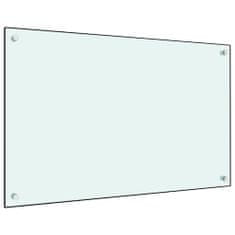 Vidaxl Kuchyňský panel bílý 80 x 50 cm tvrzené sklo