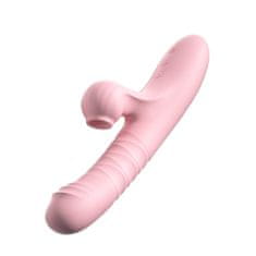 Vibrabate Velký růžový orgasmický vibrátor g-bod sání klitorisu