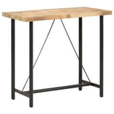 Vidaxl Barový stůl 120 x 58 x 107 cm hrubé mangovníkové dřevo