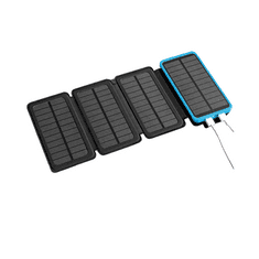 Bass Solární powerbanka 25000mAh, čtyři solární panely a LED svítilna BP-5958