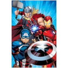 Jerry Fabrics Mikroplyšová deka Avengers Heroes