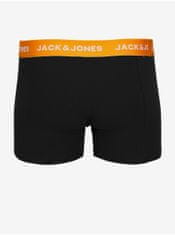 Jack&Jones Sada tří pánských černých boxerek Jack & Jones S