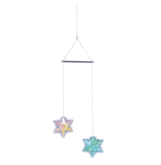 Naeve Závěsná děkorace s LED světly Snowflake, výška 75 cm