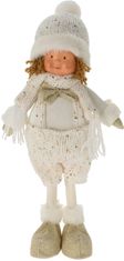 everGO Stojící vánoční panenka 38 cm Vánoční motiv: Dívka