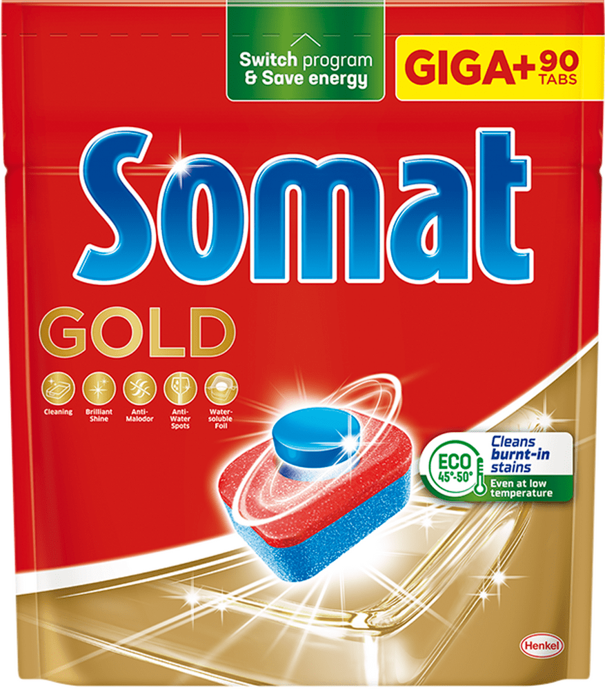 Somat Gold tablety do myčky nádobí 90 ks