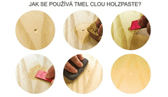 Clou Tmel vodouředitelný Holzpaste 250g - 03 kiefer, borovice (00150.00003)