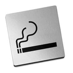 Zack Nerezová samolepící tabulka, Kouření povoleno -