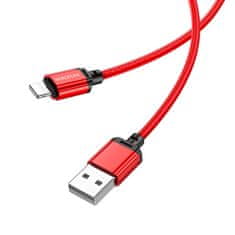 MobilPouzdra.cz Data kabel BOROFONE BX87 , USB na Lightning, 2,4A, 1m, červený