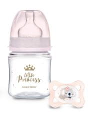 Canpol babies Antikoliková lahvička 120ml + dudlík set, Mini Girl - Little Princess