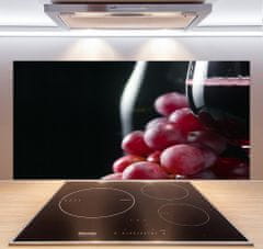 Wallmuralia Panel do kuchyně Hrozny a víno 120x60 cm