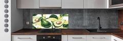 Wallmuralia Skleněný panel do kuchyně Avokádo 125x50 cm