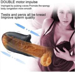 INTEREST Nastavitelný vibrační mužský masturbátor na penis.
