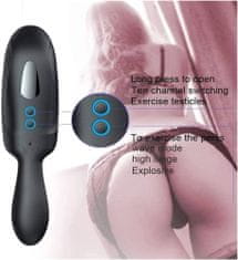 INTEREST Nastavitelný vibrační mužský masturbátor na penis.