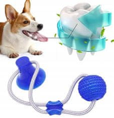 Nuxie XT1472 Hračka pro psy na čištění zubů světle modrá