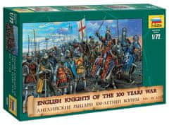 Zvezda English Knights 100 Years War, Wargames (AoB) figurky 8044, 1/72