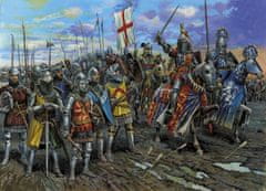 Zvezda English Knights 100 Years War, Wargames (AoB) figurky 8044, 1/72