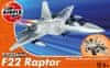Airfix Quick Build letadlo J6005 - Lockheed Martin F-22A Raptor