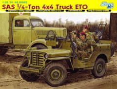 Dragon Jeep Truck ETO 4x4, jednotky SAS, Model Kit 6725, 1/35