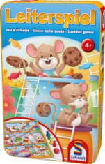 Schmidt Dětská hra Myšky a žebříky v plechové krabičce