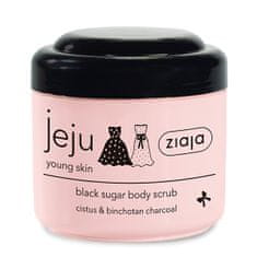 Ziaja Černý cukrový tělový peeling Jeju (Black Sugar Body Scrub) 200 ml