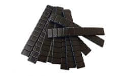 MDTools Závaží samolepicí ocelové 5 g, 100 pásek x 12 ks, černé, nezanechávající stopy