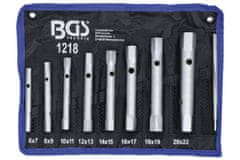 PRESS-HAMMER BGS technic Klíče trubkové, oboustranné 6x7-20x22mm, 8ks - BGS 1218