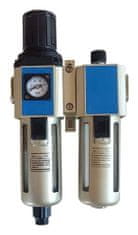 ASTA Regulátory tlaku vzduchu s odlučovačem a mazáním, různé závity - Varianta: Rozměr závitu: 45017