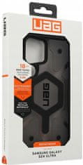 UAG Pouzdro Pathfinder Clear with Magnet, ash - Samsung Galaxy S24 Ultra 214427113131
