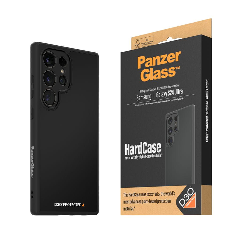 Levně PanzerGlass HardCase D3O Samsung Galaxy S24 Ultra (Black edition) 1218
