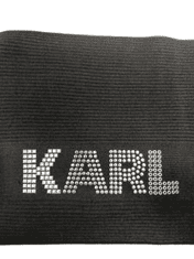 Karl Lagerfeld Dámská šála Studded Logo černá
